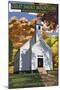 Cades Cove Baptist Church - Great Smoky Mountains National Park, TN-Lantern Press-Mounted Art Print