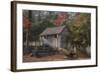 Cades Cove Grist Mill-Galloimages Online-Framed Photographic Print