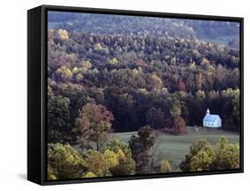 Cades Cove in Autumn-Karen Kasmauski-Framed Stretched Canvas