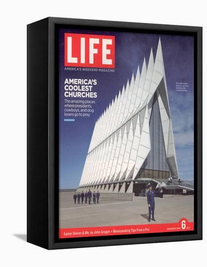 Cadet Chapel at the U. S. Air Force Academy, April 6, 2007-Floto & Warner-Framed Stretched Canvas