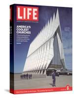 Cadet Chapel at the U. S. Air Force Academy, April 6, 2007-Floto & Warner-Stretched Canvas