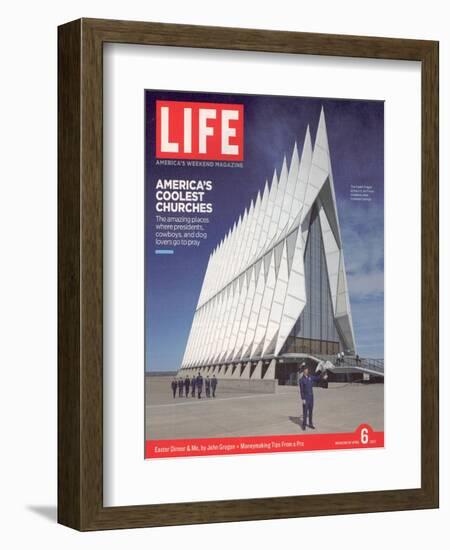 Cadet Chapel at the U.S. Air Force Academy, April 6, 2007-Floto & Warner-Framed Photographic Print