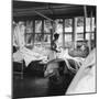 Cadet-Nurse Making a Bed at Queen Mary's Hospital Sidcup-null-Mounted Photographic Print