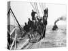 Cadets Aboard the Sorlandet Sailing in the English Channel, June 1952-null-Stretched Canvas