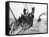 Cadets Aboard the Sorlandet Sailing in the English Channel, June 1952-null-Framed Stretched Canvas