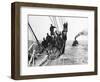 Cadets Aboard the Sorlandet Sailing in the English Channel, June 1952-null-Framed Photographic Print