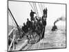 Cadets Aboard the Sorlandet Sailing in the English Channel, June 1952-null-Mounted Photographic Print