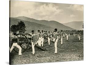 Cadets at Artillery Practice, US Military Academy, 1890s-null-Stretched Canvas
