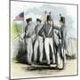 Cadets at the Us Military Academy, West Point, 1850s-null-Mounted Giclee Print