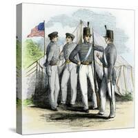 Cadets at the Us Military Academy, West Point, 1850s-null-Stretched Canvas