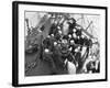 Cadets Raising the Anchor Aboard the Sorlandet in the English Channel, June 1952-null-Framed Photographic Print