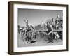 Cadets Running Through Obstacle Course During Training at a Us Navy Air Base-Dmitri Kessel-Framed Photographic Print