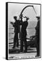 Cadets 'Shooting the Sun, Royal Navy College, 1937-null-Framed Stretched Canvas