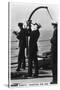 Cadets 'Shooting the Sun, Royal Navy College, 1937-null-Stretched Canvas