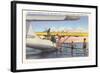 Cadets Unloading PBY, Corpus Christi, Texas-null-Framed Art Print