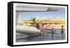 Cadets Unloading PBY, Corpus Christi, Texas-null-Framed Stretched Canvas