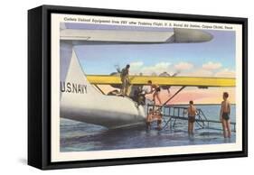 Cadets Unloading PBY, Corpus Christi, Texas-null-Framed Stretched Canvas