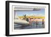 Cadets Unloading PBY, Corpus Christi, Texas-null-Framed Art Print