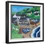 Cadgwith Harbour, 2018,-Lisa Graa Jensen-Framed Giclee Print