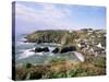 Cadgwith Harbour and Village, Cornwall, England, United Kingdom-Adam Woolfitt-Stretched Canvas