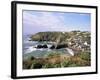 Cadgwith Harbour and Village, Cornwall, England, United Kingdom-Adam Woolfitt-Framed Photographic Print