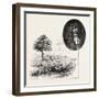 Cadham Hall and the Portrait of Samuel Butler, UK-null-Framed Giclee Print
