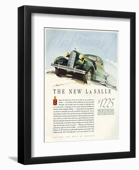 Cadillac 1935-null-Framed Art Print