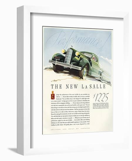 Cadillac 1935-null-Framed Art Print