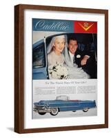 Cadillac Ad, 1955-null-Framed Giclee Print