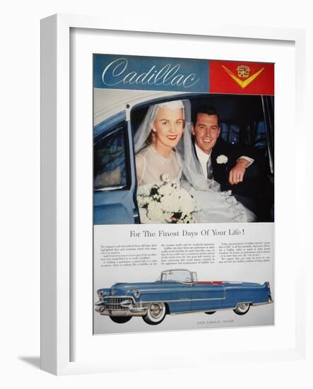 Cadillac Ad, 1955-null-Framed Giclee Print