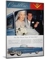 Cadillac Ad, 1955-null-Mounted Giclee Print