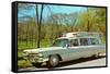 Cadillac Ambulance, Retro-null-Framed Stretched Canvas