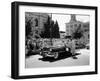 Cadillac Convertible in a Street Parade, USA, (C1958)-null-Framed Photographic Print