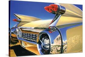 Cadillac Eldorado '59 in Athens-Graham Reynold-Stretched Canvas