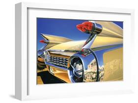 Cadillac Eldorado '59 in Athens-Graham Reynold-Framed Art Print