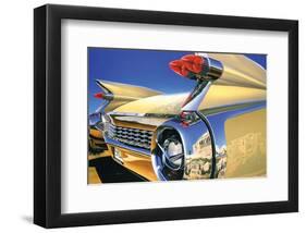 Cadillac Eldorado '59 in Athens-Graham Reynold-Framed Art Print