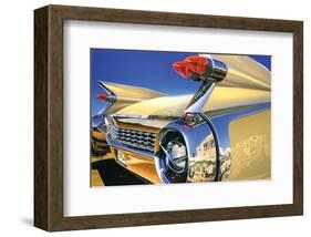 Cadillac Eldorado '59 in Athens-Graham Reynold-Framed Art Print