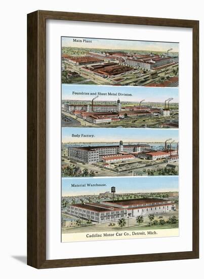 Cadillac Factories, Detroit-null-Framed Art Print