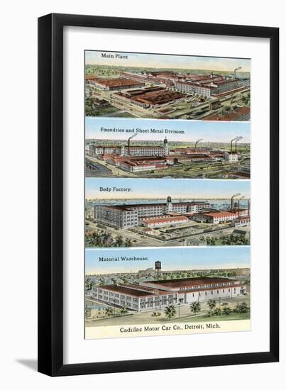 Cadillac Factories, Detroit-null-Framed Art Print