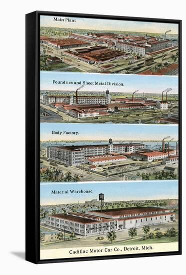 Cadillac Factories, Detroit-null-Framed Stretched Canvas