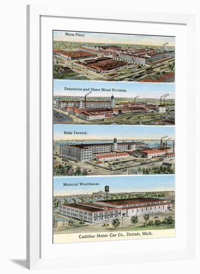 Cadillac Factories, Detroit-null-Framed Art Print