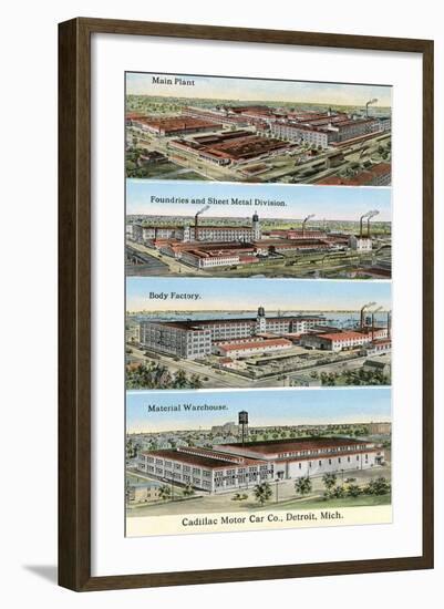 Cadillac Factories, Detroit-null-Framed Art Print