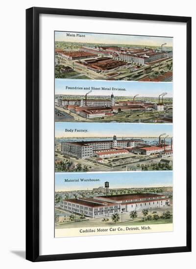 Cadillac Factories, Detroit-null-Framed Art Print