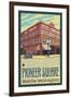 Cadillac Hotel, Seattle, Washington-Lantern Press-Framed Art Print