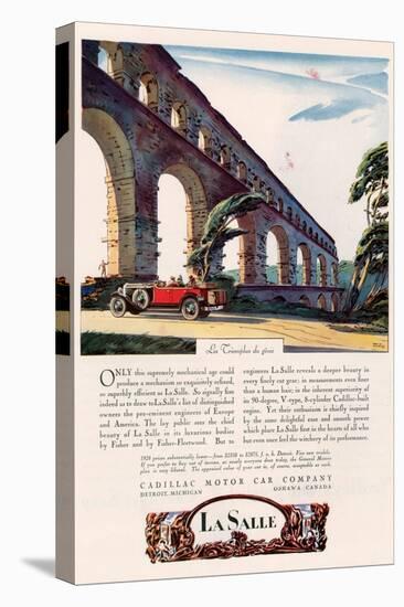 Cadillac La Salle, Magazine Advertisement, USA, 1928-null-Stretched Canvas