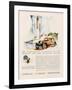 Cadillac La Salle, Magazine Advertisement, USA, 1929-null-Framed Giclee Print