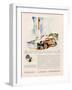 Cadillac La Salle, Magazine Advertisement, USA, 1929-null-Framed Giclee Print