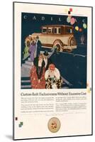 Cadillac, Magazine Advertisement, USA, 1925-null-Mounted Giclee Print