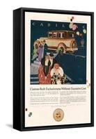 Cadillac, Magazine Advertisement, USA, 1925-null-Framed Stretched Canvas