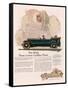 Cadillac, Magazine Advertisement, USA, 1925-null-Framed Stretched Canvas